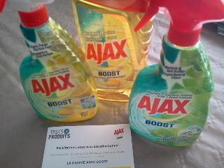 3 produits de la gamme Ajax Boost de Ajax Boost : avis et tests - Nettoyants  ménagers - 3 produits de la gamme Ajax Boost de Ajax Boost : avis et tests  - Nettoyants ménagers