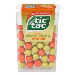 Tic Tac citron vert et orange
