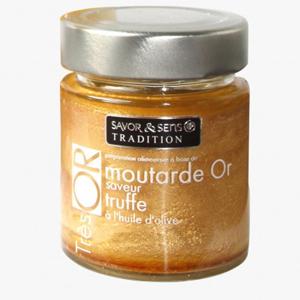 Moutarde or saveur truffe blanche